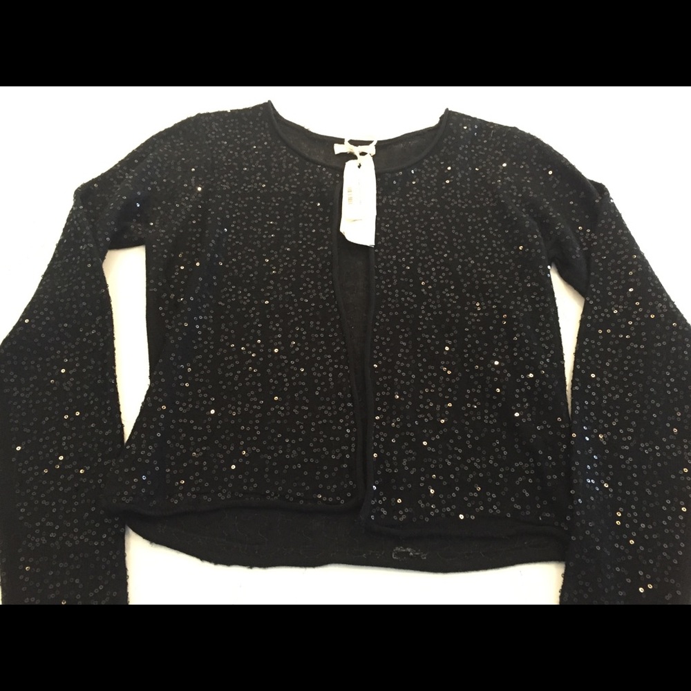 Mystree sequin cardigan NWT SIZE SMALL SIZE MEDIUM